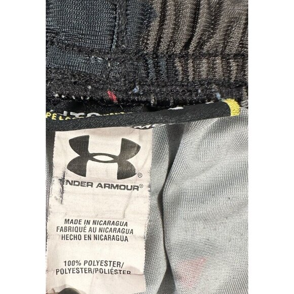Under Armour Boys Shorts Youth XL Loose Athletic Sports Basketball Gym Print - Picture 3 of 10